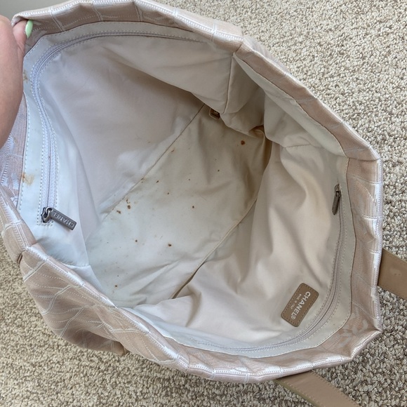 Chanel Beige Travel Line Tote - Picture 11 of 12
